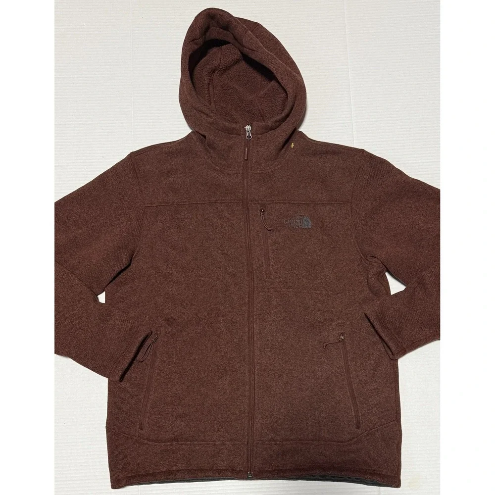THE NORTH FACE Gordon Lyons - Men's Fleece Hooded  Zip Sweater‎ Jacket - Large
